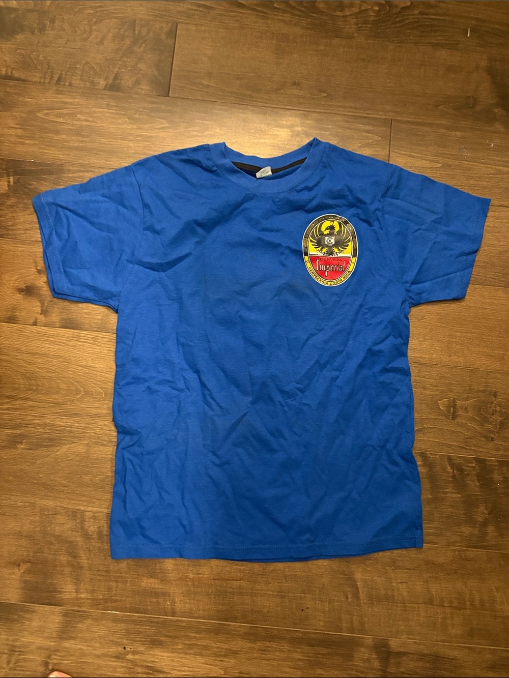 Blue Kids Graphic Short-Sleeve Tee